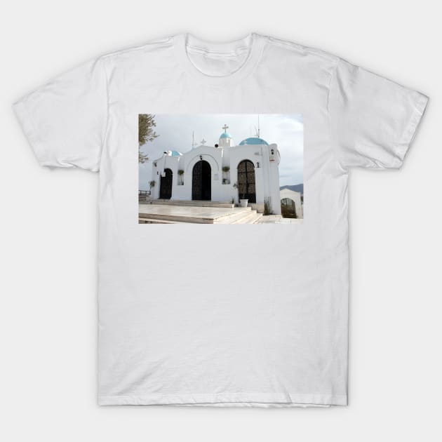 Chapel of Agios Giorgios, Athens T-Shirt by HazelWright